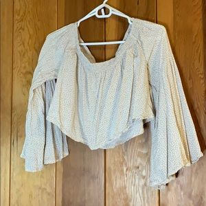 70s style crop top